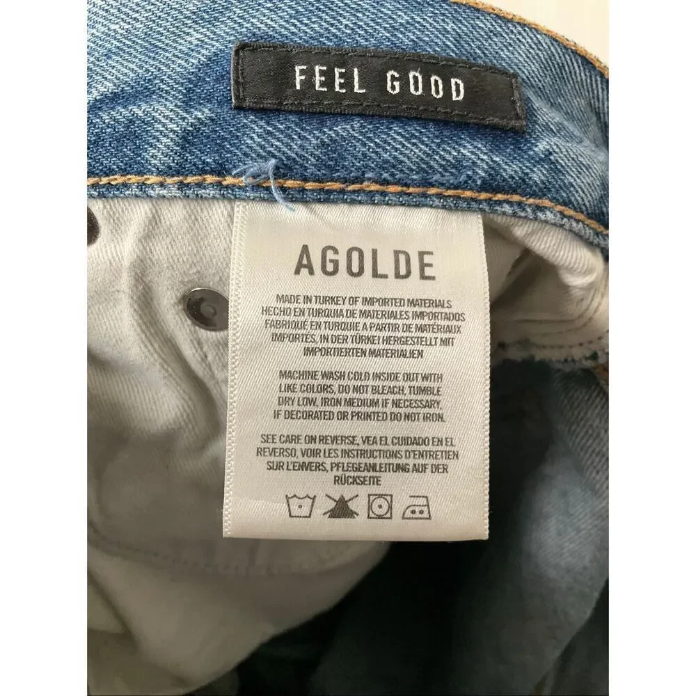 Agolde High Rise Jamie Straight Leg Jeans - Picture 9 of 11